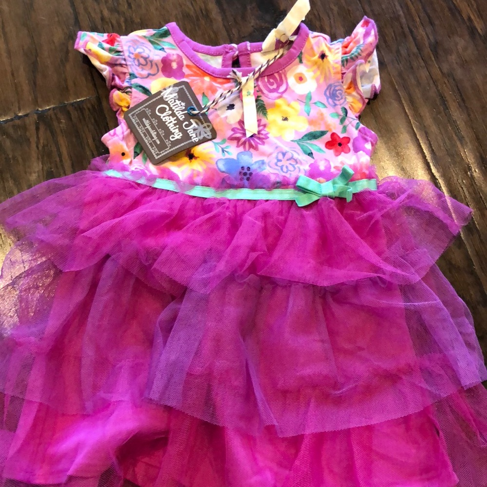 Matilda Jane NWT ruffle floral dress 12-18 months